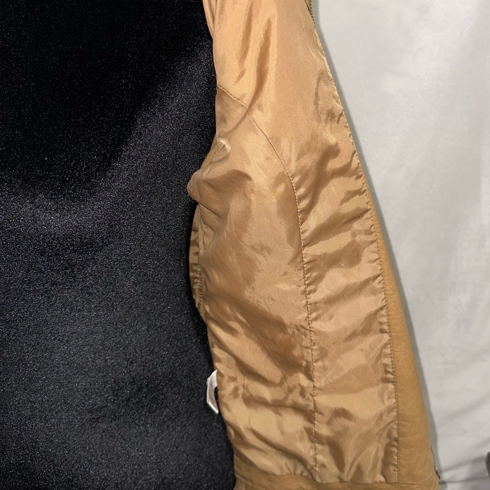 Express Leather Jacket Tan - Picture 10 of 11